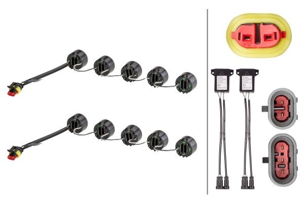 HELLA Päevasõidutule komplekt 2PT 010 458-711 HELLA Päevatuled JEEP 2PT 010 458-711