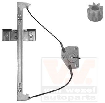 Mechanizmus zdvíhania okna VAN WEZEL 5701261 VAN WEZEL 5701261 Mechanizmus zdvíhania okná zadné vľavo Volkswagen UP 2025