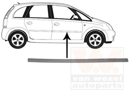 Friso, porta VAN WEZEL 3781424 VAN WEZEL 3781424 Friso porta OPEL MERIVA 2010