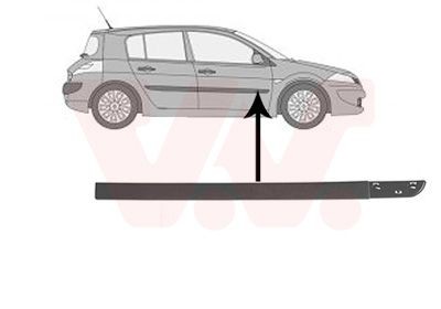 VAN WEZEL Friso, porta 4327424 VAN WEZEL 4327424 Jogo de frisos Hyundai GETZ baratos