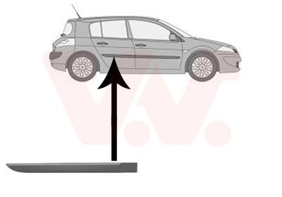 VAN WEZEL Friso, porta 4327426 VAN WEZEL 4327426 Friso porta Volkswagen LUPO originais