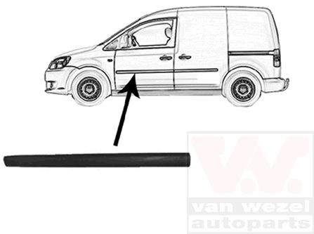 VAN WEZEL Ozdobná / ochranná liżta dverí 5867403 VAN WEZEL 5867403 Ozdobná ochranná liżta dverí VW Jetta 1k2 originálne cena