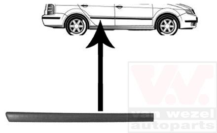 VAN WEZEL Apdare- / Aizsarguzlika, Durvis 7625426 Apdare aizsarguzlika durvis VAN WEZEL SKODA 7625426
