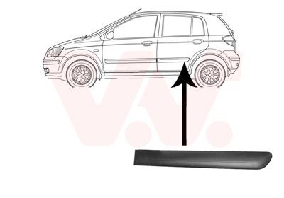 VAN WEZEL Pynte- / beskyttelseslist, dør 8252425 VAN WEZEL 8252425 Pynte- / beskyttelseslist, dør