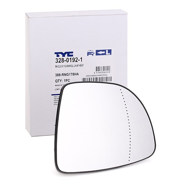 TYC Mirror Glass, outside mirror 328-0192-1 328-0192-1 TYC wing mirror for NISSAN 370Z