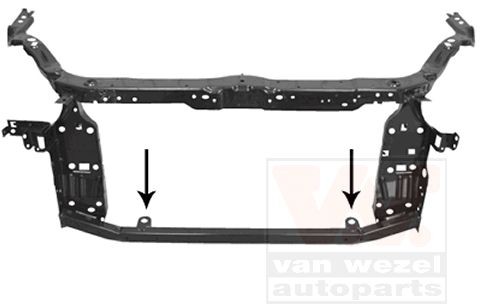 VAN WEZEL Pannellatura anteriore 3389668 3389668 Pannellatura anteriore VAN WEZEL NISSAN X-TRAIL costo