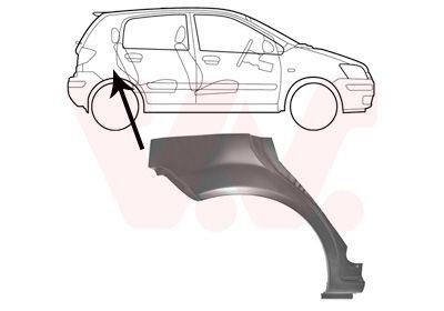 Πλευρικό τοίχωμα VAN WEZEL 8251148 VAN WEZEL 8251148 Πλευρικό τοίχωμα HYUNDAI ATOS 2022
