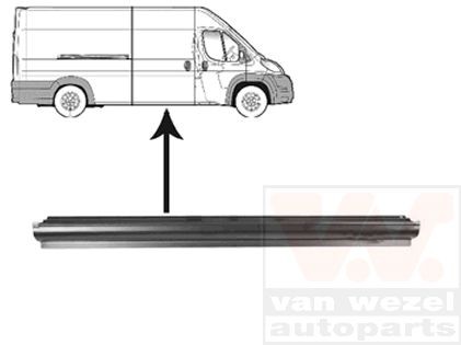 Kylkipaneeli VAN WEZEL 1651110 VAN WEZEL 1651110 FIAT PANDA 2023 Etupyöräkotelo ja takapyöräkotelo