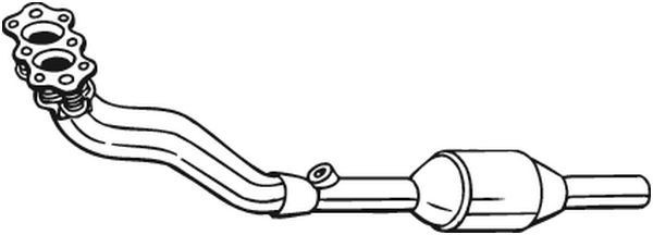 BOSAL Katalysator 090-734 Udstødning katalysator BOSAL Q8 090-734 billig