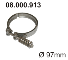 EBERSPÄCHER Putkenliitin, pakoputkisto 08.000.913 08.000.913 EBERSPÄCHER Pakoputken kiristin Opel KADETT hinta