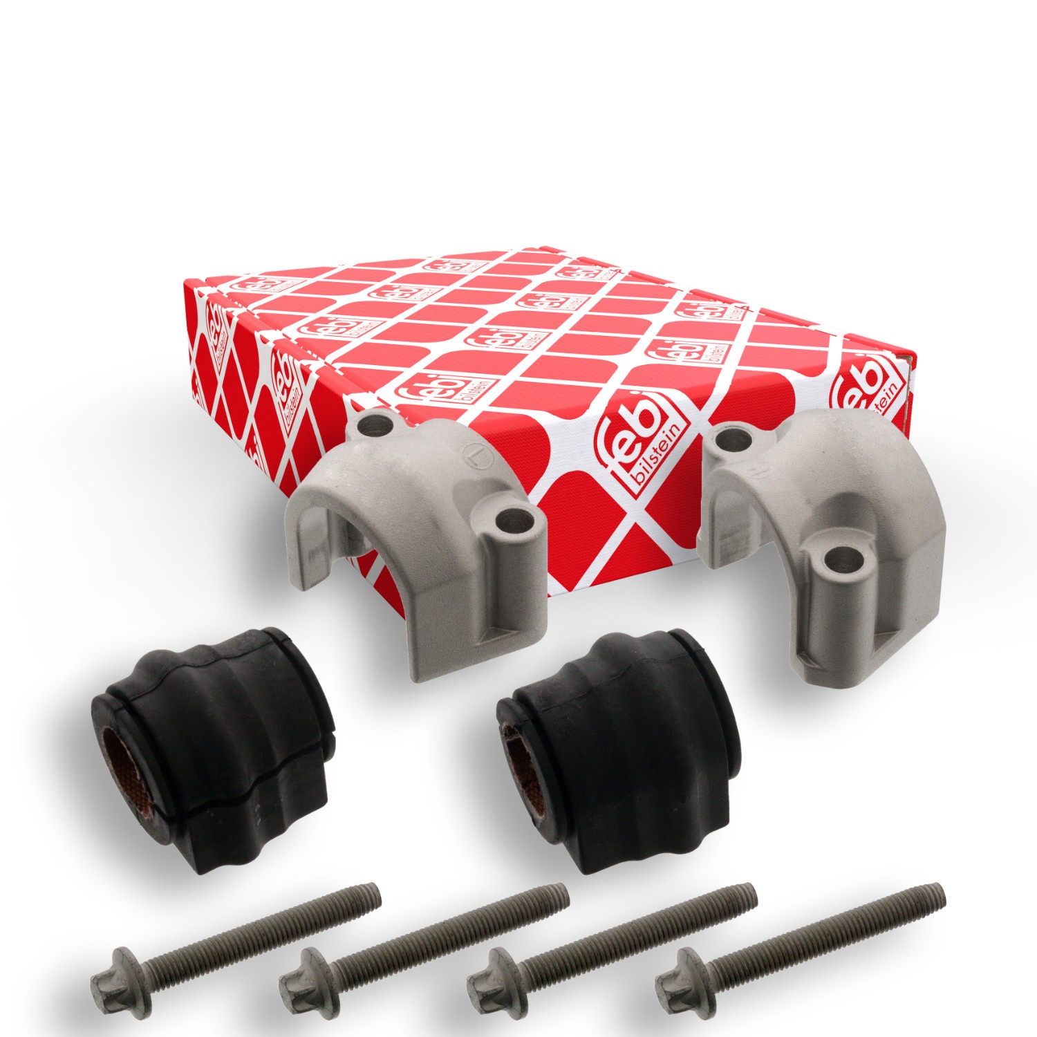 FEBI BILSTEIN Lagerset, stabilisator 46186 FEBI BILSTEIN Stabilisatorstang rubbers SSANGYONG 46186