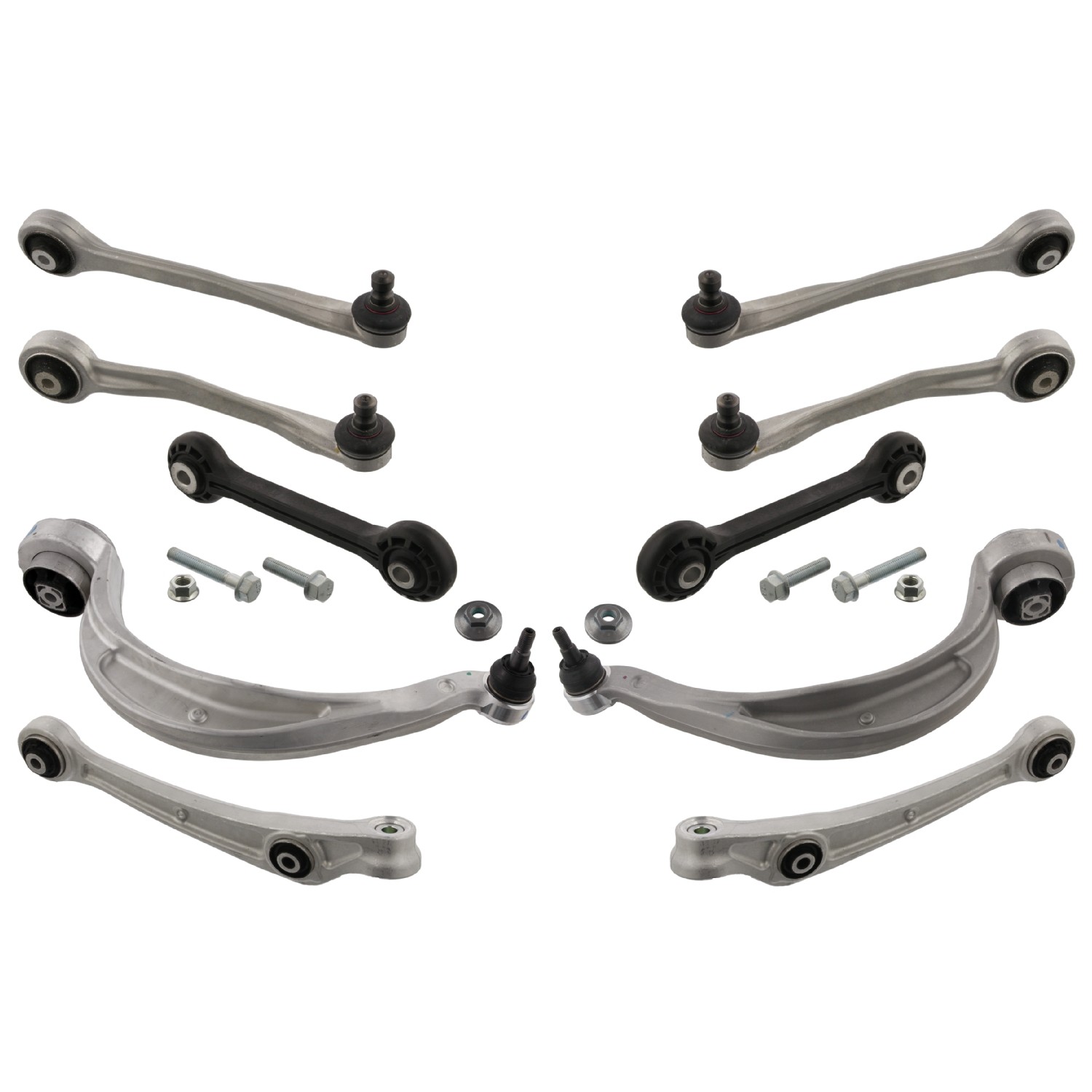 FEBI BILSTEIN Styrarmssats, hjulupphängning 46418 46418 FEBI BILSTEIN reparationssats länkarm Audi 80