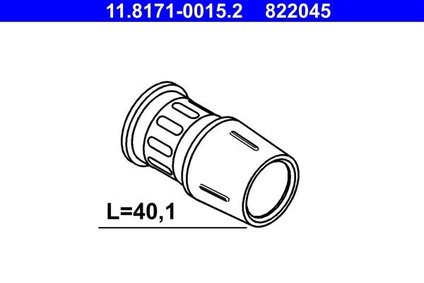 ATE Ohjainhela, jarrusatula 11.8171-0015.2 VOLVO Liukutappi ATE 11.8171-0015.2