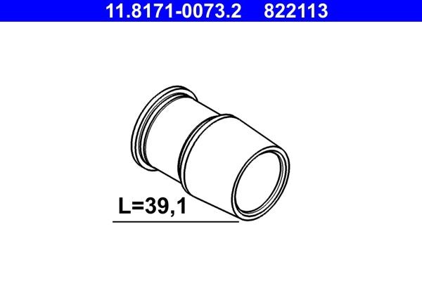 ATE Guide Sleeve, brake caliper 11.8171-0073.2 price Volvo 704, 764 Caliper carrier 11.8171-0073.2 ATE