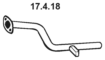 EBERSPÄCHER Tubo gas scarico 17.4.18 17.4.18 Tubo gas scarico EBERSPÄCHER RENAULT Symbol costo