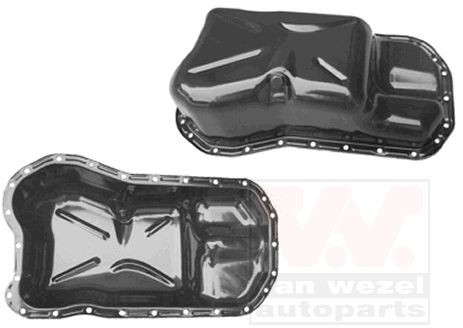 VAN WEZEL Bunnpanne 5880071 Oljetråg VAN WEZEL Volvo V60 5880071