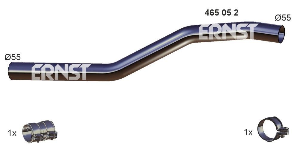 Remonta caurule, Sodrēju / Daļiņu filtrs ERNST 465052 ERNST 465052 Kvēpu filtrs OPEL ASTRA 2008