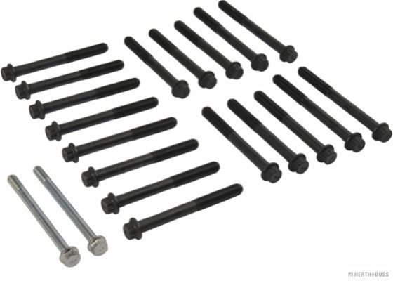 HERTH+BUSS JAKOPARTS Syl.kannen pulttisarja J1285018 Syl.kannen pulttisarja HERTH+BUSS JAKOPARTS Hammastettu, ulko, Kuusioruuvi /-mutteri