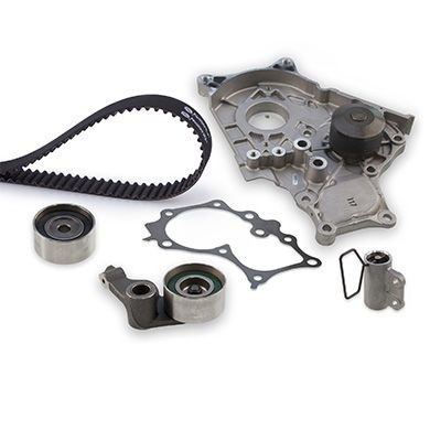 Kit de distribution + pompe à eau GATES KP25562XS-1 Kit de distribution + pompe à eau GATES PowerGrip KP25562XS-1 prix Commande à courroie / chaîne Toyota Avensis Liftback