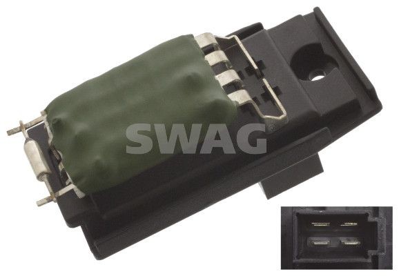SWAG Motstand, kupévifte 50 94 5415 50 94 5415 Motstand kupevifte FORD FUSION SWAG