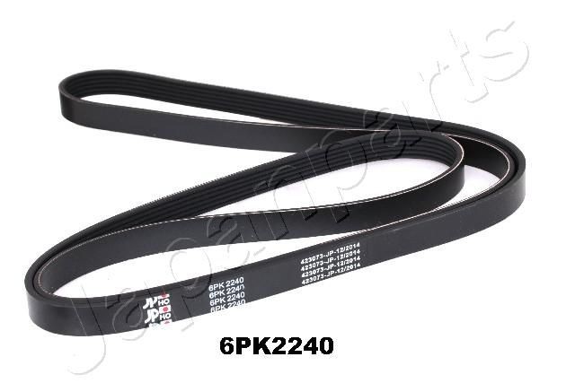 JAPANPARTS Ķīļrievu siksna DV-6PK2240 Rievsiksna JAPANPARTS Mazda 121 DV-6PK2240