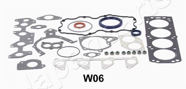 JAPANPARTS Motor pakking, complete set KM-W06 Saab 900 Motorpakking, set JAPANPARTS KM-W06