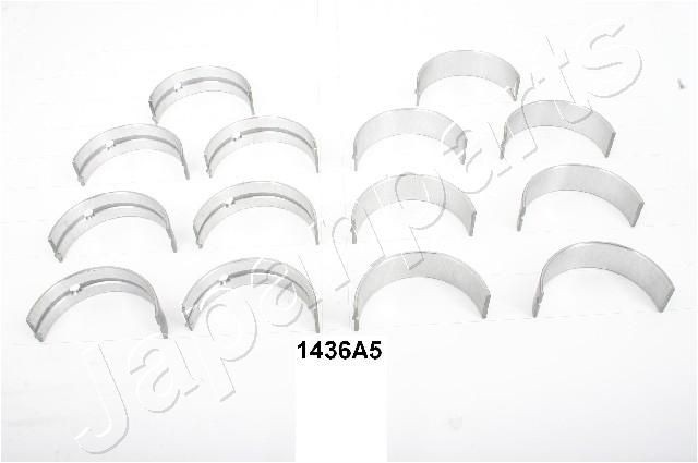JAPANPARTS Kloķvārpstas gultņu komplekts MS1436A5 MS1436A5 Kloķvārpstas gultnis TOYOTA CAMRY JAPANPARTS