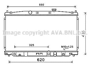 PRASCO Radiateur du moteur HD2288 Honda ACCORD Radiateur de refroidissement moteur PRASCO HD2288