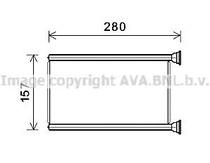 PRASCO Kachelradiateur, interieurverwarming JEA6069 Nissan LEAF Kachelradiateur PRASCO JEA6069