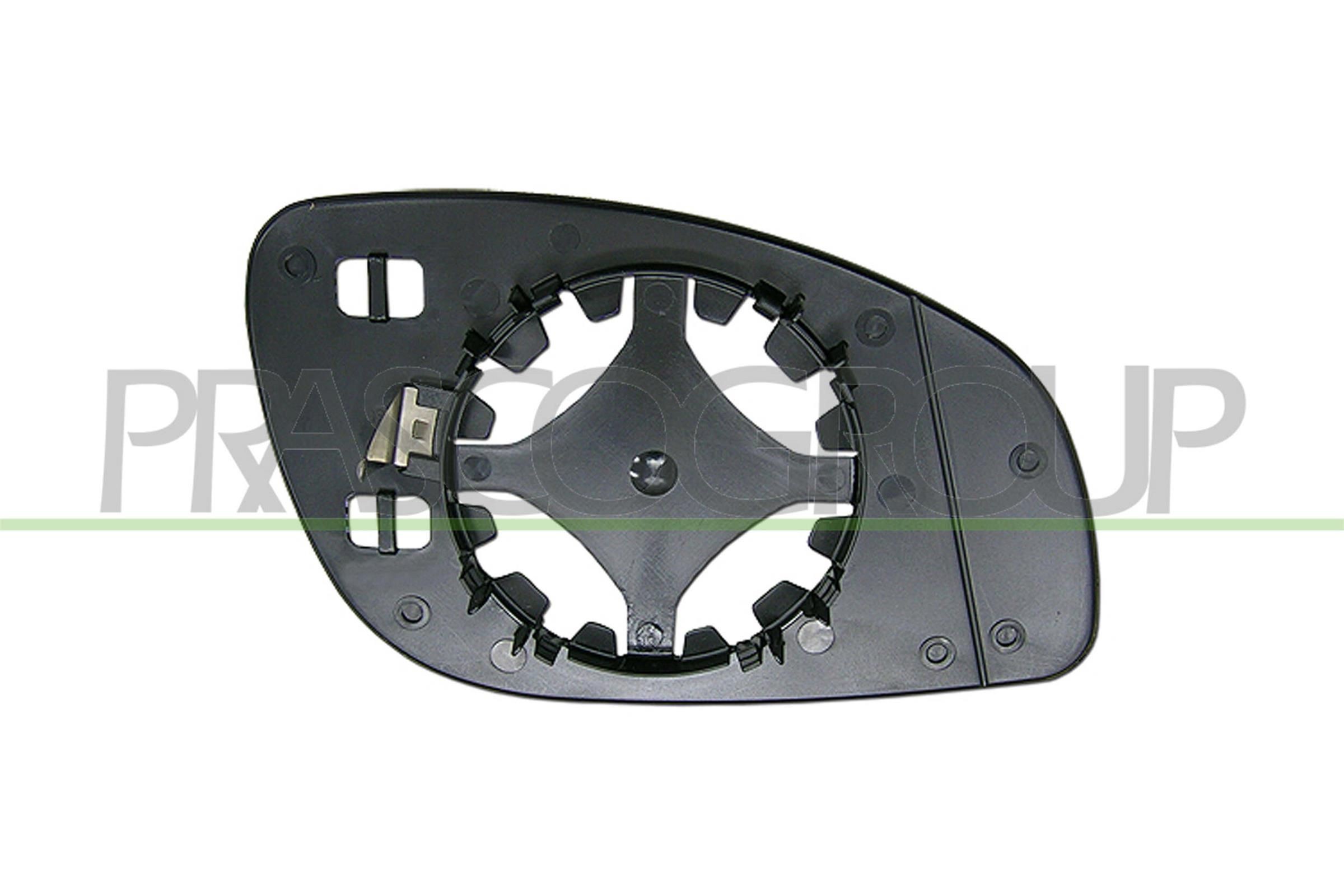 PRASCO Speilglass, ytterspeil OP0567504 PRASCO OP0567504 Sidespeilglass Opel Vectra C Sedan pris