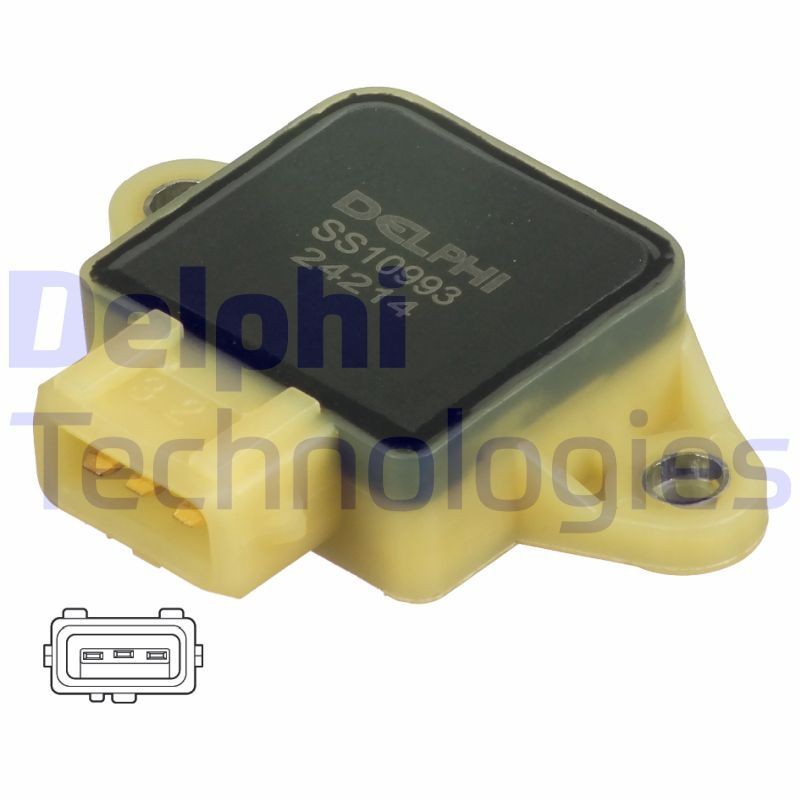 DELPHI Sensore posizione farfalla SS10993-12B1 SS10993-12B1 costo Sensore valvola farfalla MERCEDES-BENZ Classe M DELPHI