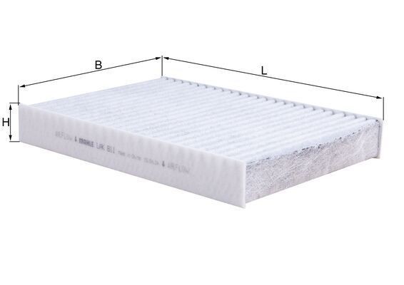 KNECHT Interieurfilter LAK 811 LAK 811 Pollenfilter Volkswagen VENTO KNECHT