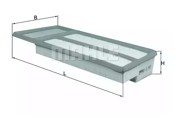 KNECHT Luchtfilter LX 3465 LX 3465 Luchtfilter OPEL ZAFIRA KNECHT