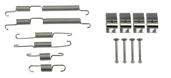 TRW Kit d'accessoires, mâchoire de frein SFK434 Volvo C30 Kit d'accessoires frein de stationnement TRW SFK434