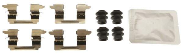 TRW Accessoireset, schijfremblok PFK673 TRW PFK673 Accessoireset, schijfremblok INFINITI G Coupe (V36) aan een voordelige prijs