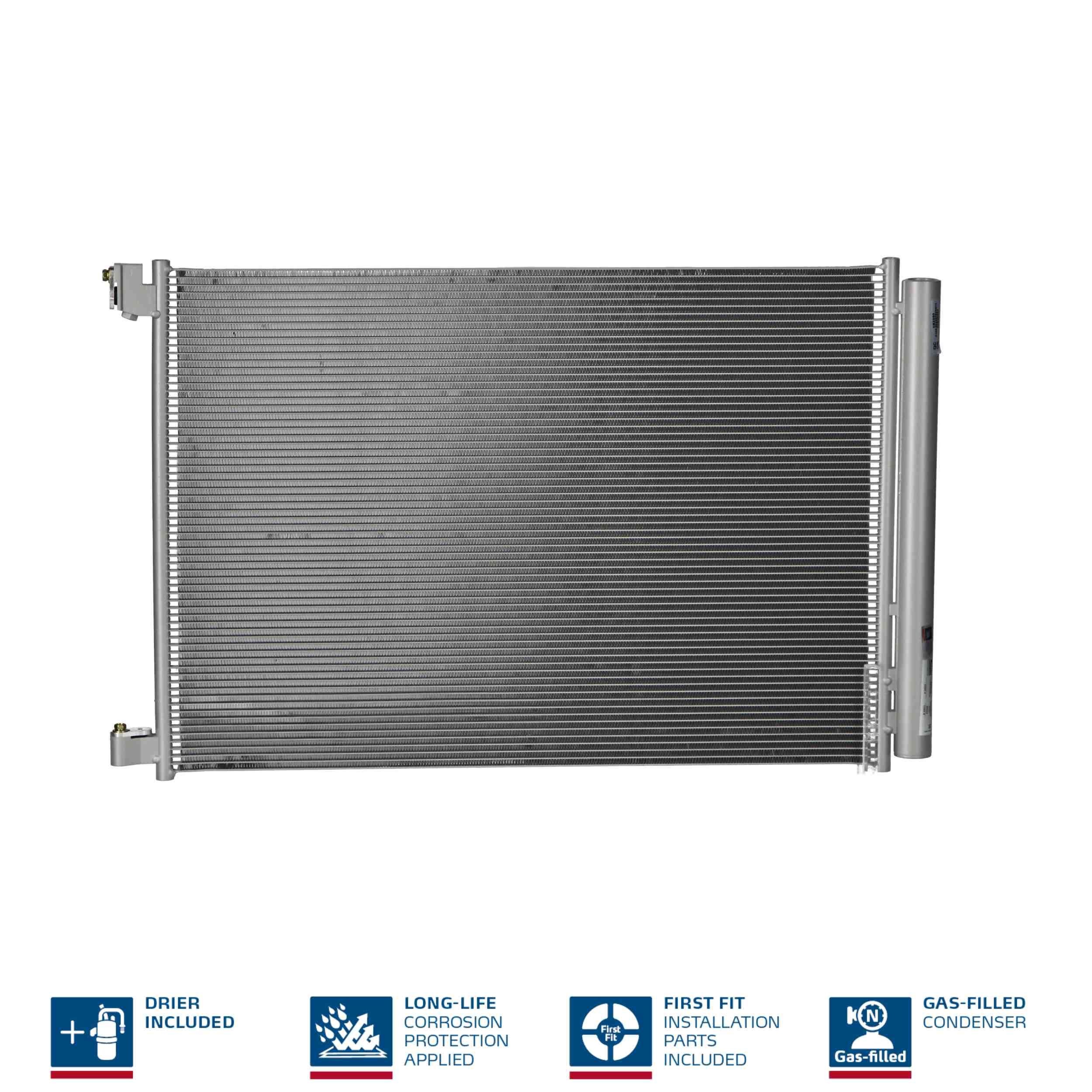 NISSENS Air conditioning condenser 940519 NISSENS 940519 Air conditioning condenser MERCEDES-BENZ C-Class T-modell (S205) C 180 Flex (205.240) 156 hp 2016