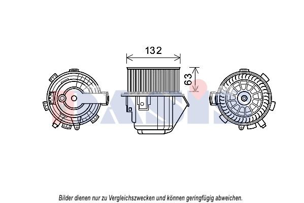 Kupévifte AKS DASIS 068067N AKS DASIS 068067N: Varmeapparat motor Citroen C5 2015