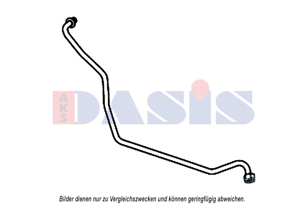 AKS DASIS Condotto alta pressione, Climatizzatore 885807N 885807N costo Tubo aria condizionata AKS DASIS Volkswagen POLO