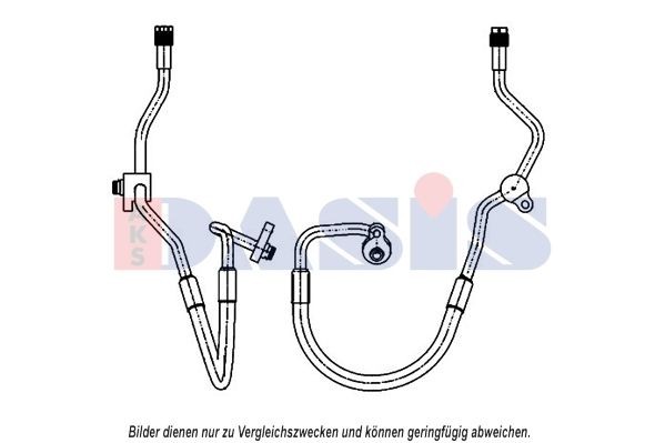 AKS DASIS Høytrykksledning, klimaanlegg 885865N 885865N AKS DASIS Høytrykksledning Mitsubishi billige