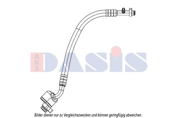 AKS DASIS Αγωγός χαμ. πίεσης, σύστ. κλιματ. 885893N Σωλήνας υψ πίεσης σύσ κλιματ AKS DASIS 190 885893N φθηνά