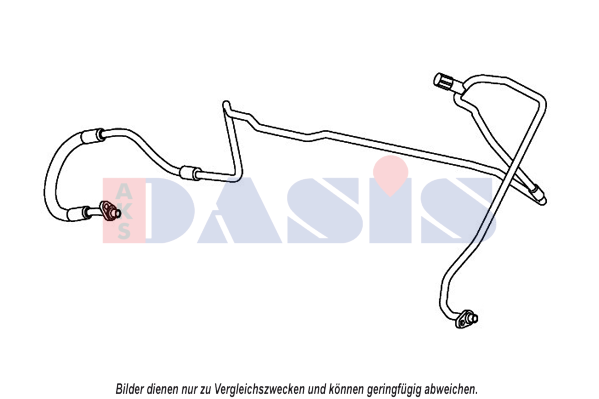 AKS DASIS Conduite à haute pression, climatisation 885902N Durite de clim AKS DASIS SWIFT 885902N pas cher