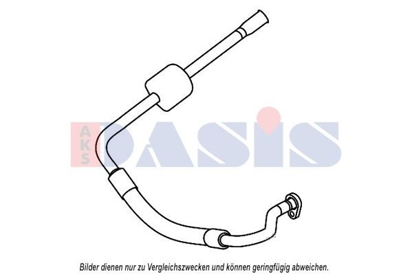 AKS DASIS Hoge druk- / lage drukleiding, airconditioning 885904N 885904N Airco slang AKS DASIS CITROЁN JUMPER