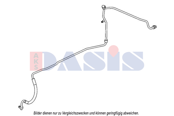 AKS DASIS Högtrycksledning, klimatanläggning 885907N 885907N AKS DASIS ac slang Peugeot 309