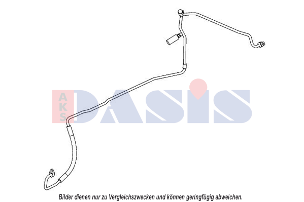 AKS DASIS Vedenie vysokého tlaku klimatizácie 885909N Trubky klimatizácie AKS DASIS Peugeot BOXER 885909N