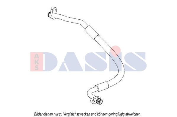AKS DASIS High Pressure Line, air conditioning 885911N Suzuki SWIFT AKS DASIS ac pipe 885911N