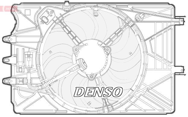 DENSO Radiatora ventilators DER09070 Radiatora ventilators DENSO NP300 PICKUP DER09070 lēti