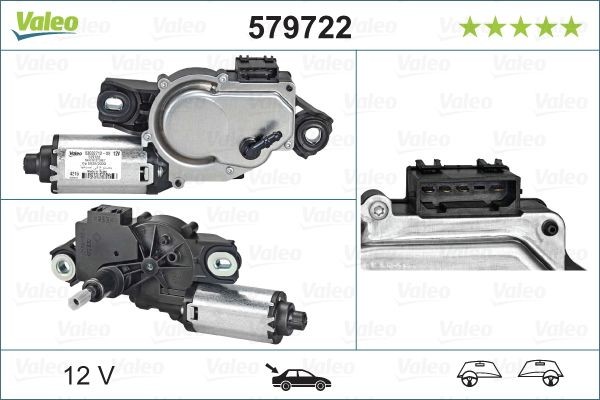 VALEO Motore tergicristallo 579722 VALEO 579722 costo Motorino tergicristallo VW Caddy Alltrack Kombi originale
