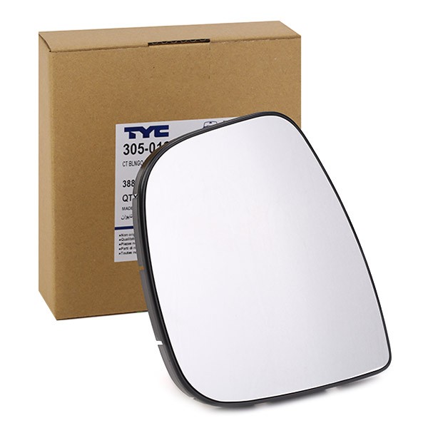 TYC Vidro de espelho, espelho retrovisor exterior 305-0184-1 305-0184-1 Vidro de espelho retrovisor exterior CITROËN C5 TYC