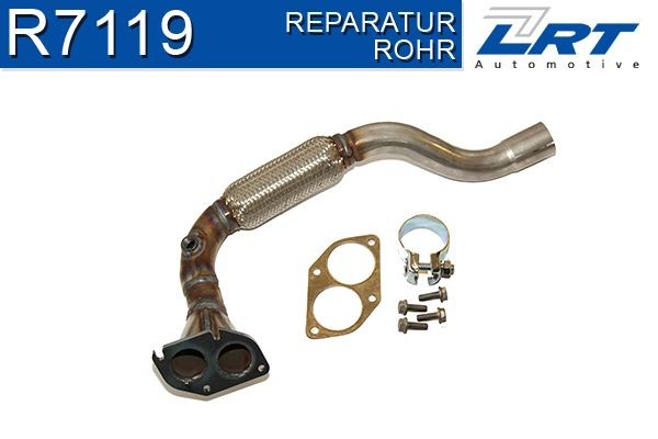LRT Repair Pipe, catalytic converter R7119 LAND ROVER 110/127 LRT catalytic converter R7119