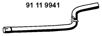 EBERSPÄCHER Výfukové potrubie 91 11 9941 Vyfukove potrubie EBERSPÄCHER NEW BEETLE 91 11 9941 lacné